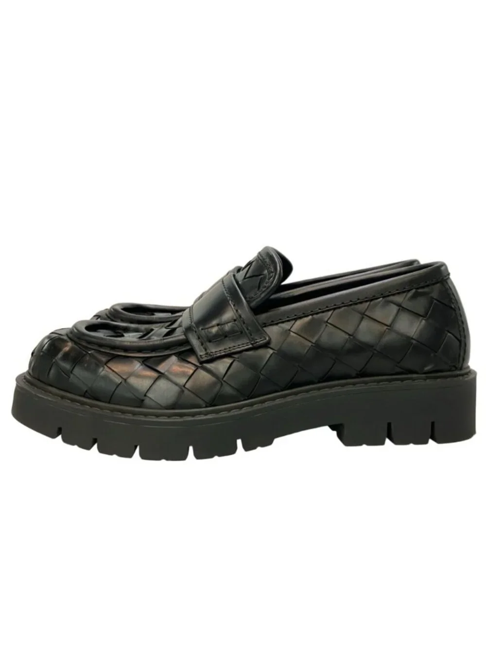 Bottega Veneta Haddock Loafers Intrecciato